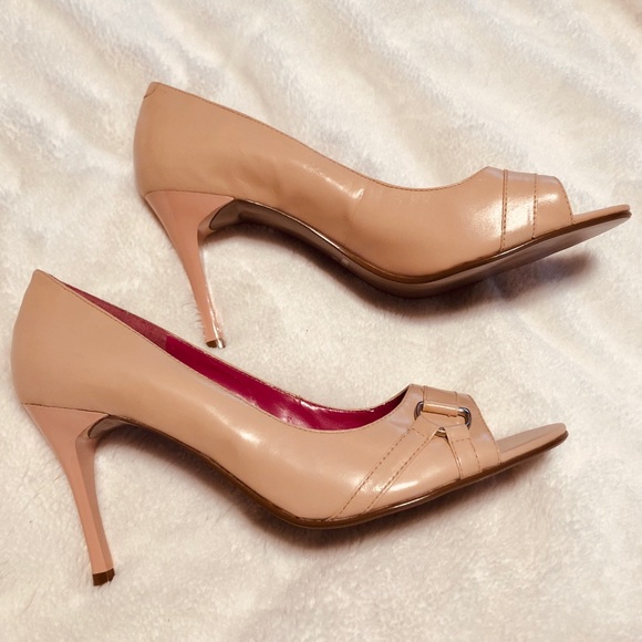 🆕Nine West Blush Peep Toe Pumps Size 8 - Picture 3 of 8